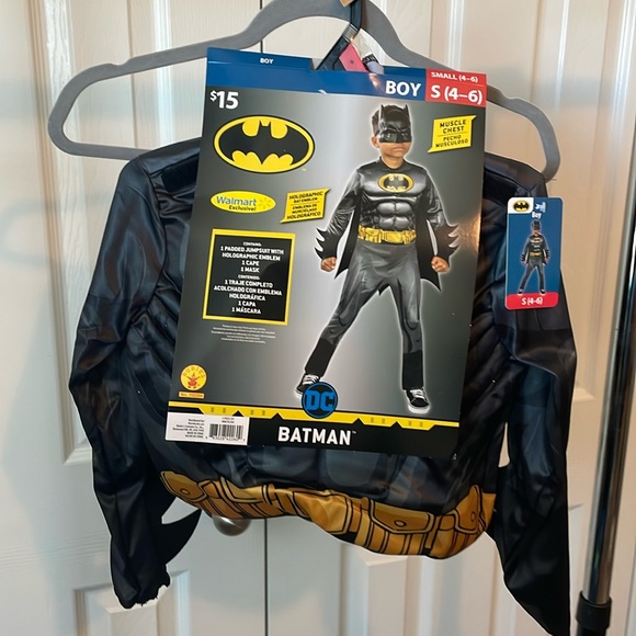 BATMAN COSTUME (small 4-6) - Picture 1 of 4